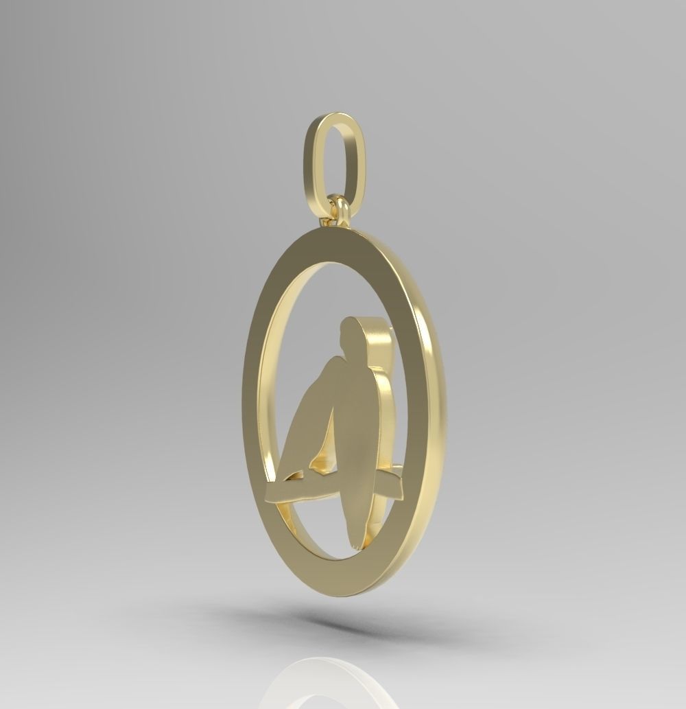 Pendant Parrot 3D print model_13
