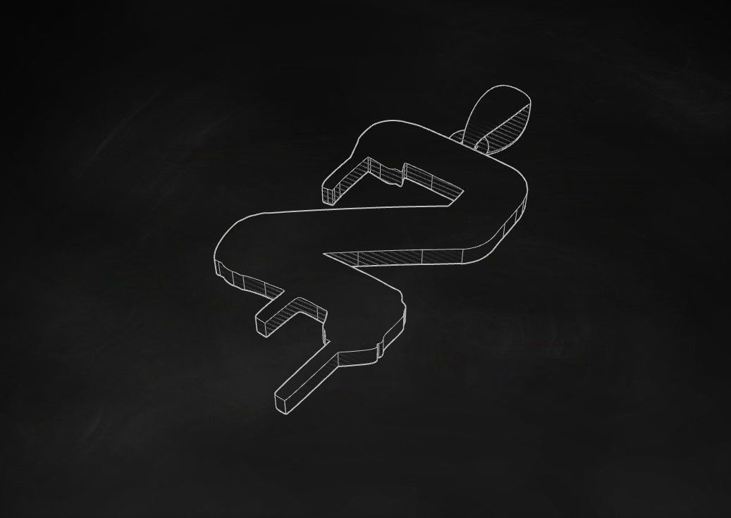 Model 1026 Z Russelot Initial Letter Alphabet Pendant 3D print model_9