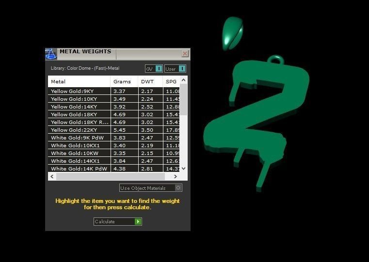 Model 1026 Z Russelot Initial Letter Alphabet Pendant 3D print model_10