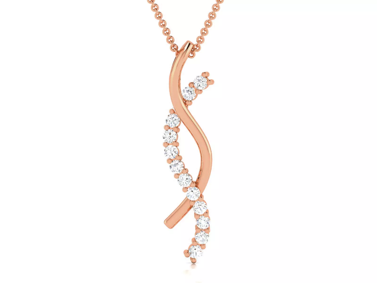 Diamond Charms Pendant 3dm render Detail 3D print model_0