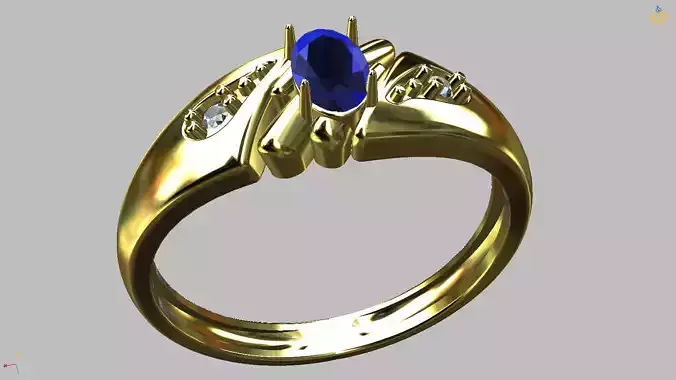 Graduation Ring 3D print model
