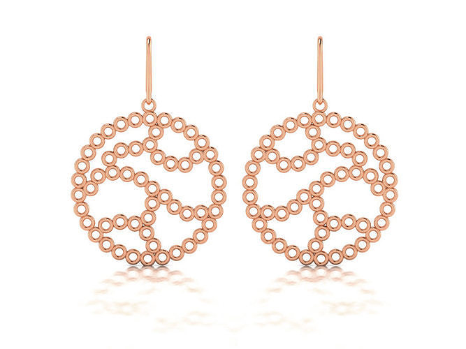 Women Earrings 3D print model