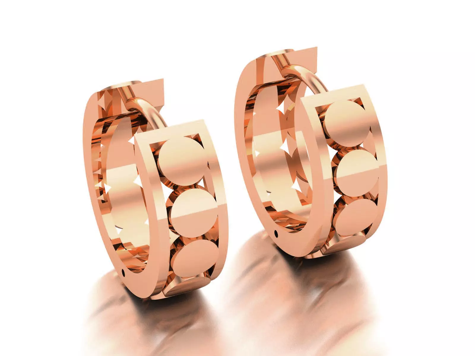 Women Earrings 3D print model