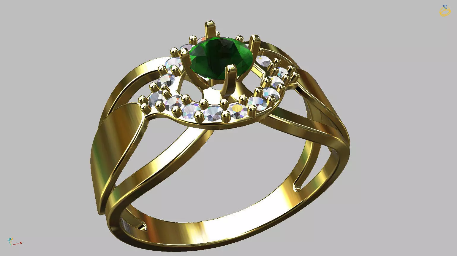 Graduation Ring 3D print model