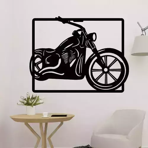 Motorcycle Art Home Decor