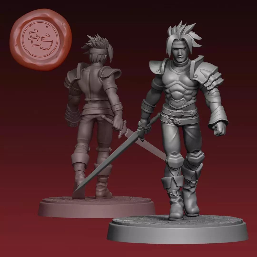 Dart Feld - Legend of Dragoon - 32mm Miniature 3D print model_0