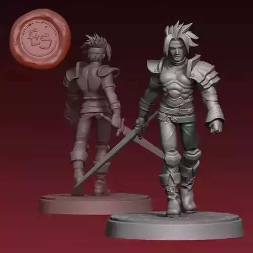 Dart Feld - Legend of Dragoon - 32mm Miniature 3D print model