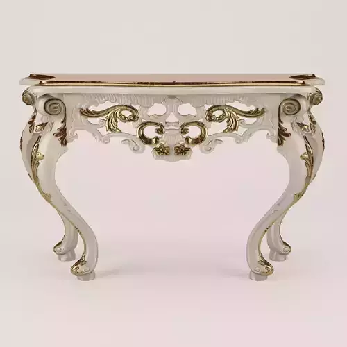 Refined Baroque Console 3D model
