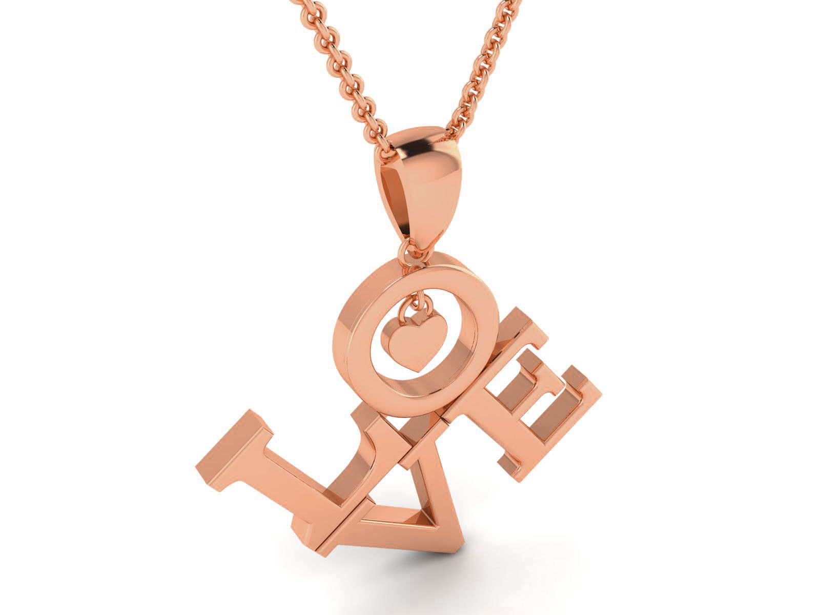 Women Pendant 3D print model_2