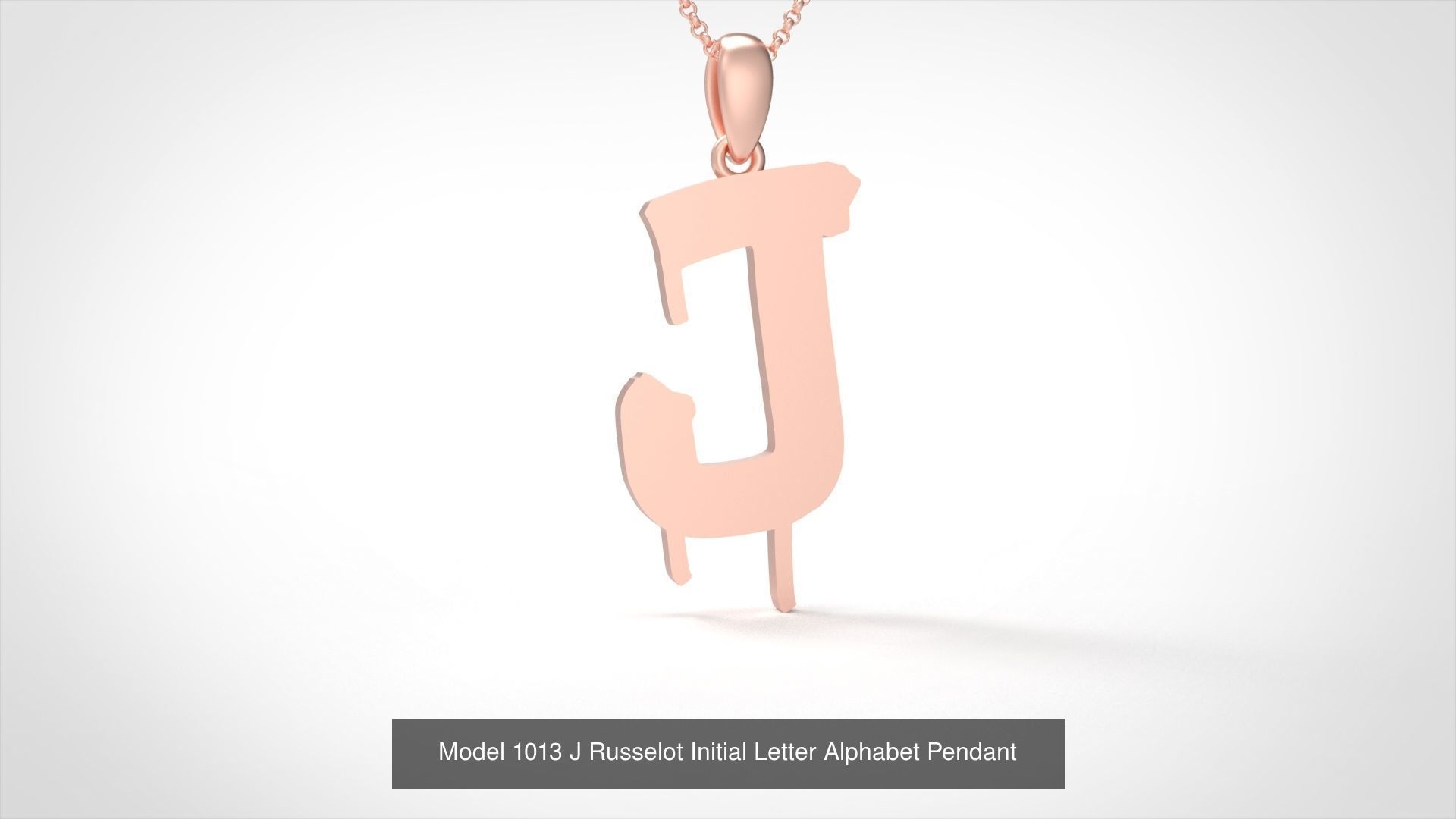 Russelot Initial Letter Alphabet Pendant Collection _13