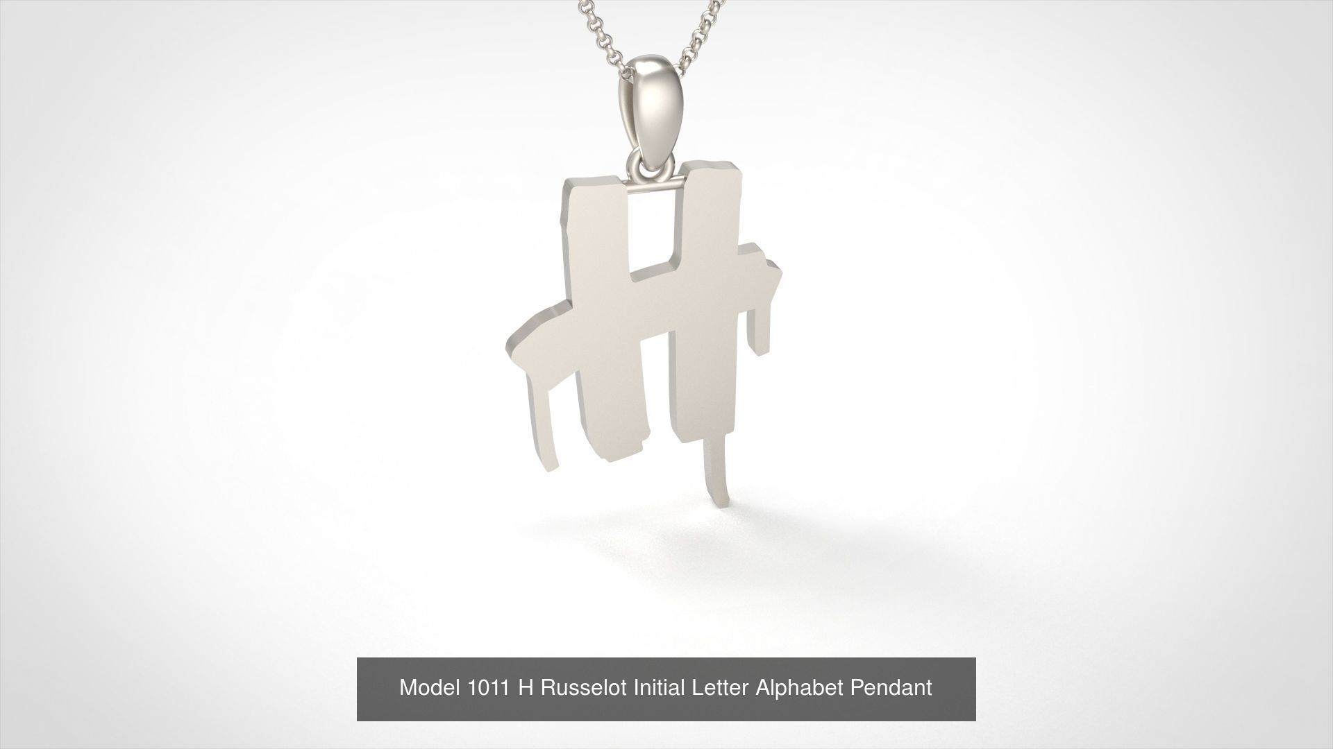 Russelot Initial Letter Alphabet Pendant Collection _11