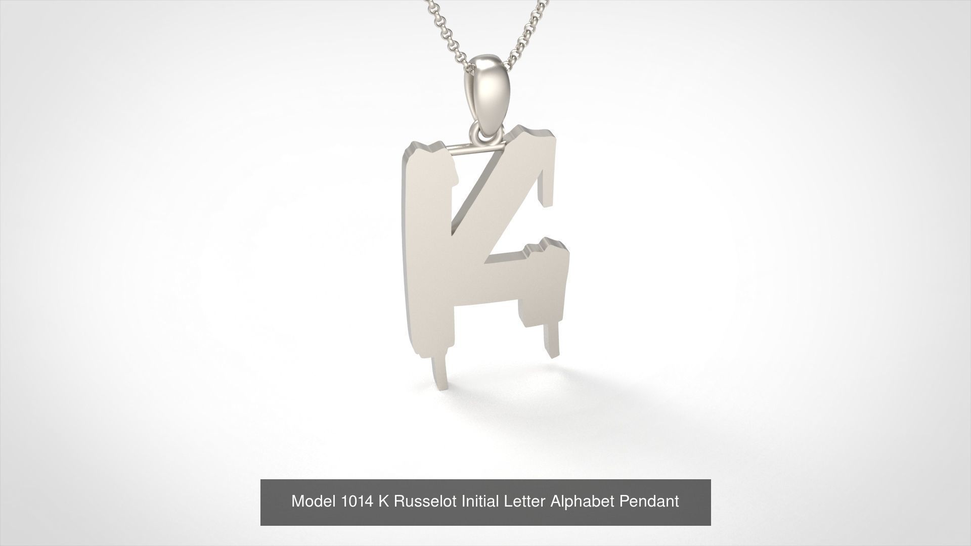 Russelot Initial Letter Alphabet Pendant Collection _14