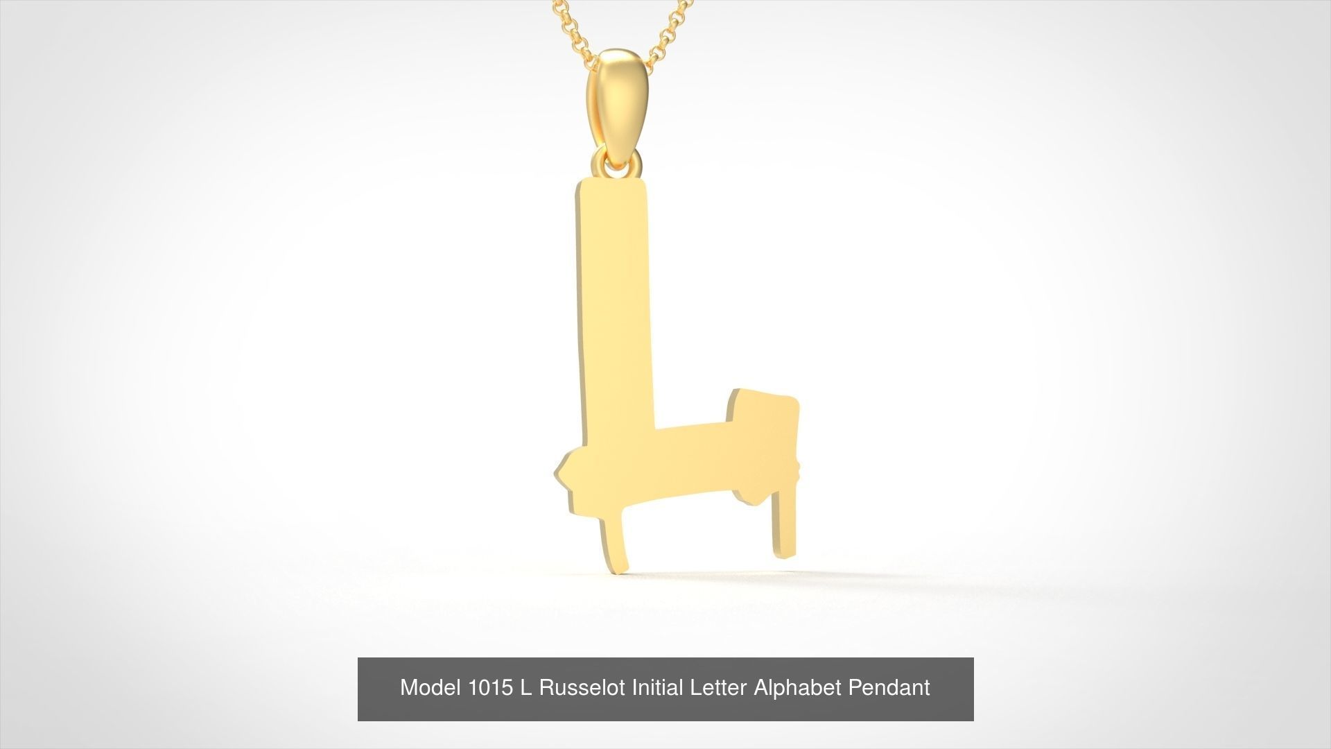 Russelot Initial Letter Alphabet Pendant Collection _15