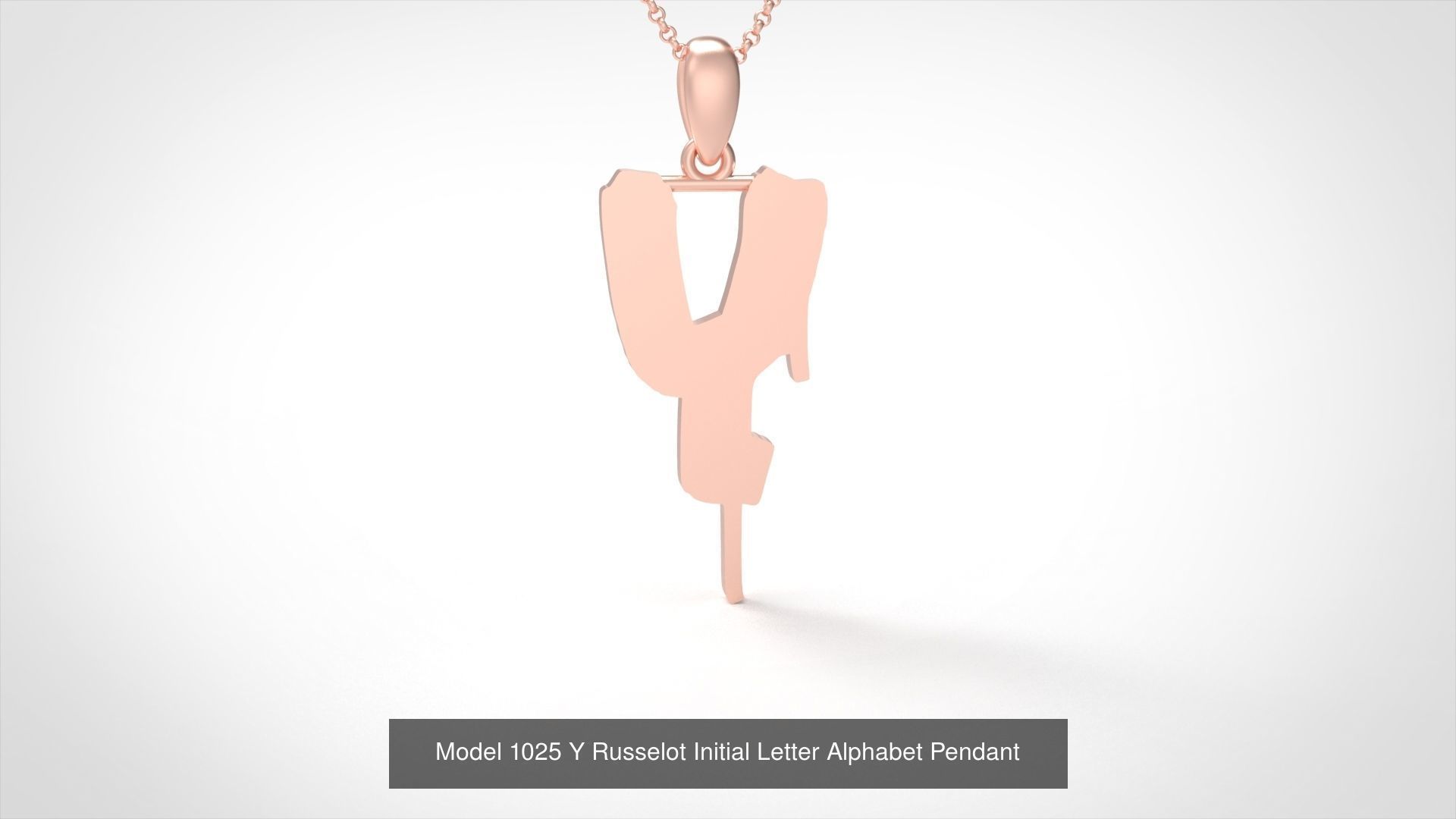 Russelot Initial Letter Alphabet Pendant Collection _25