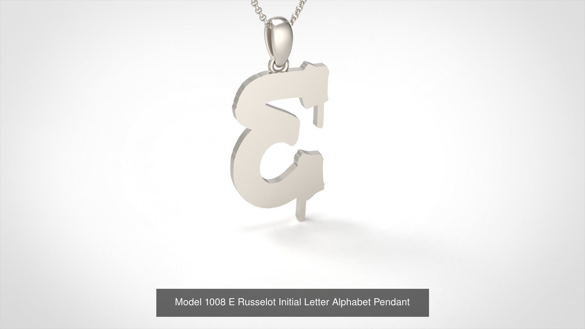 Russelot Initial Letter Alphabet Pendant Collection _8