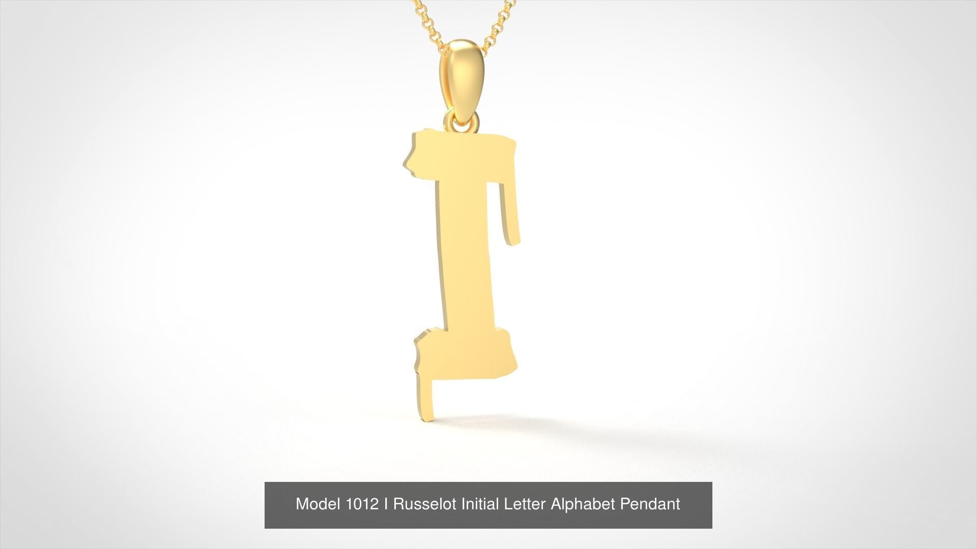 Russelot Initial Letter Alphabet Pendant Collection _12