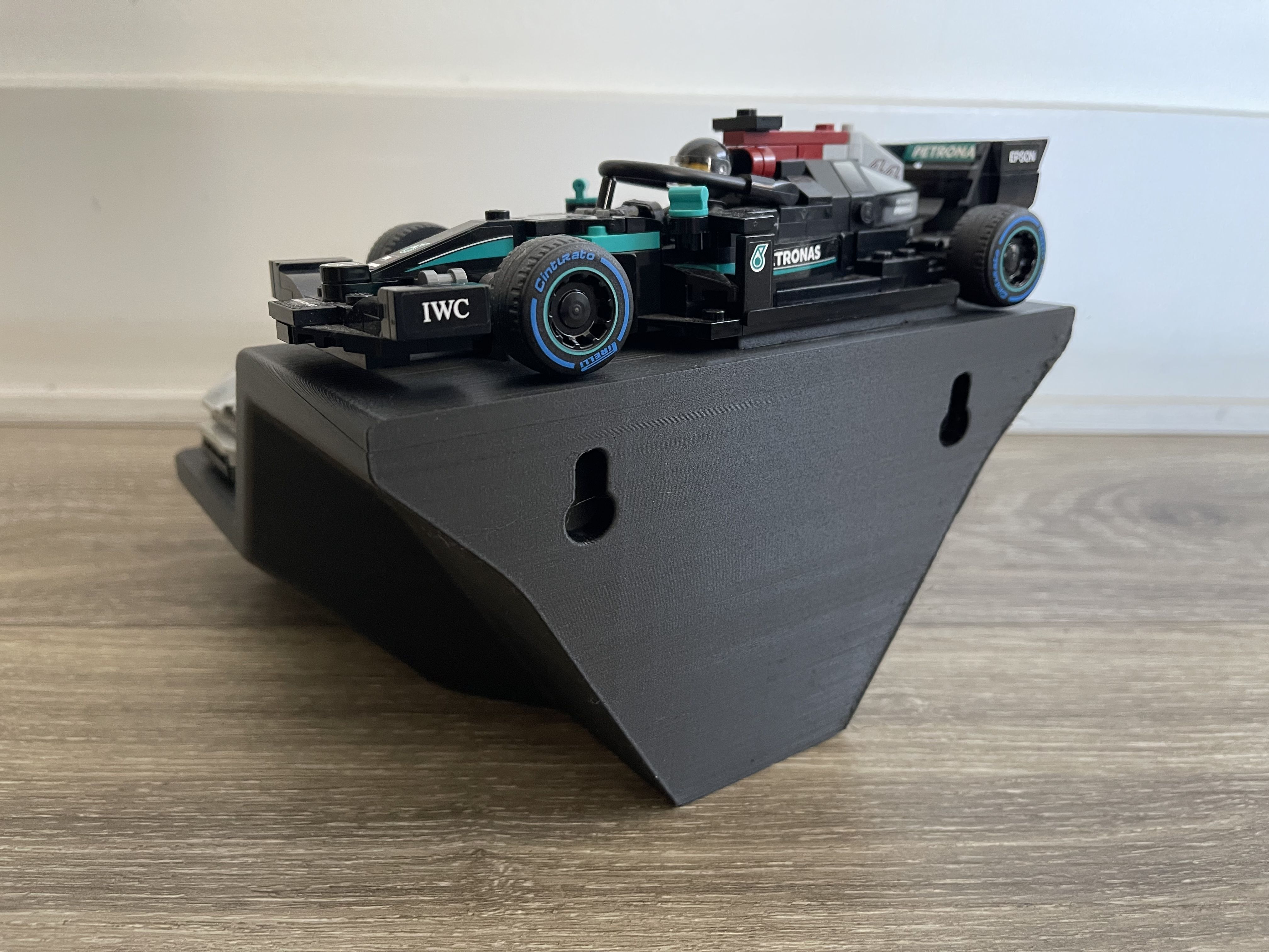 Display Stand Lego Mercedes AMG F1 W12 E and AMG Project One 3D print model_7