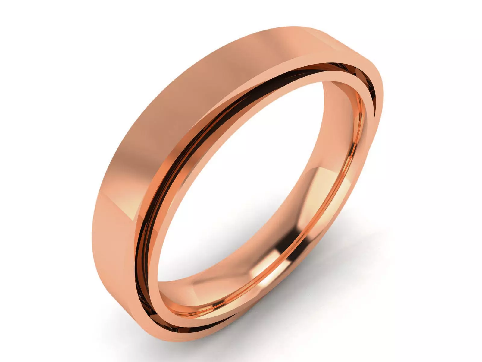 Band Ring 3D print model_0