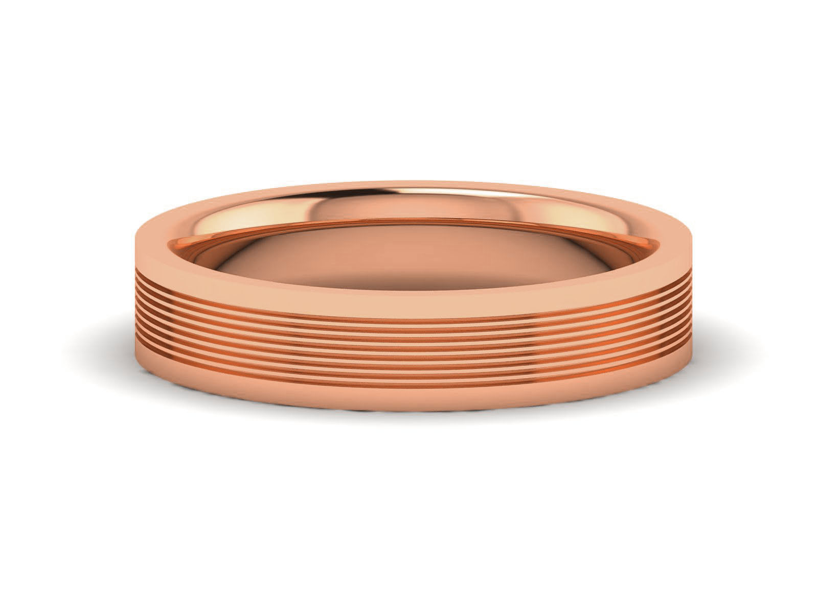 Band Ring 3D print model_4