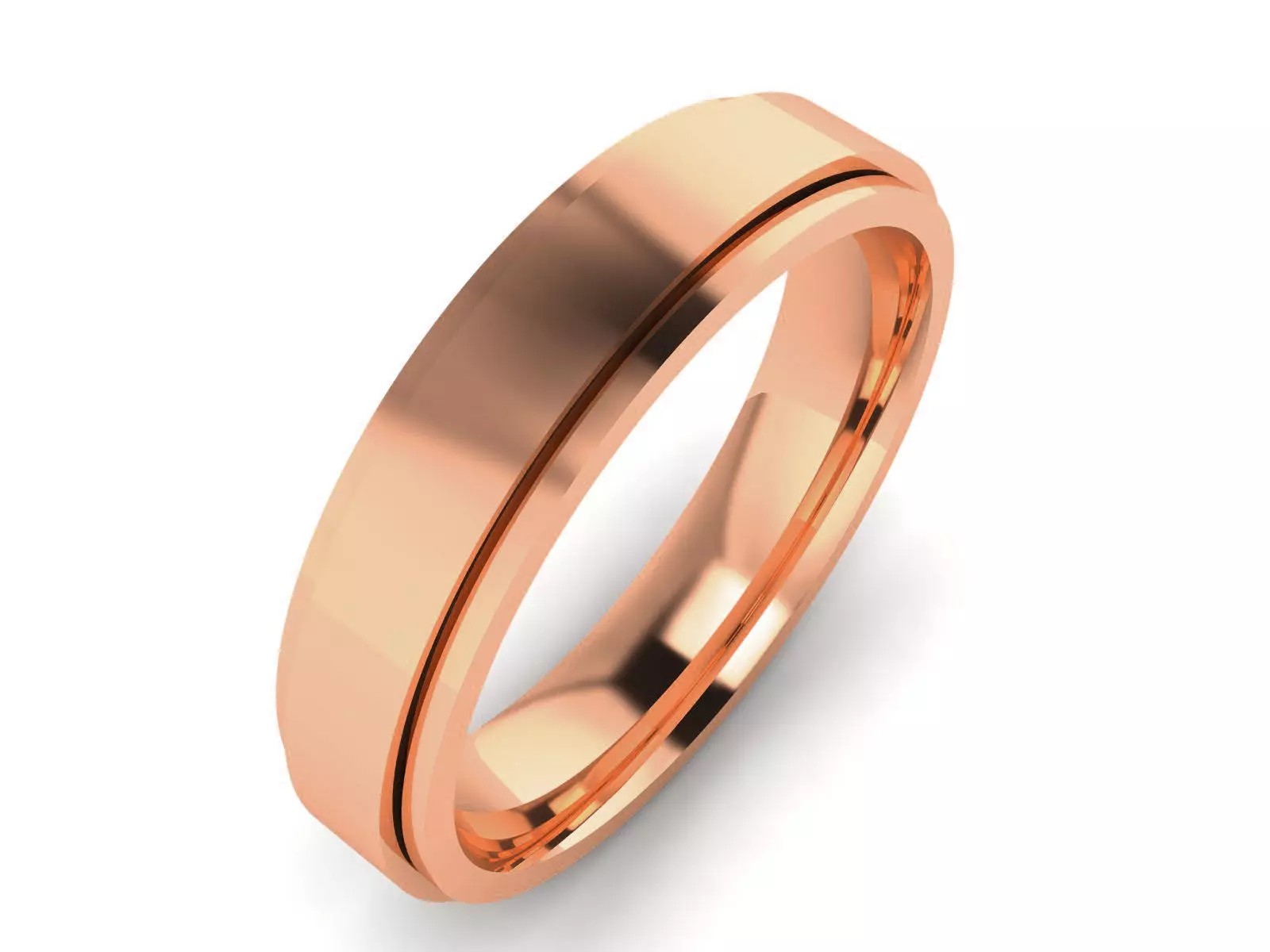 Band Ring 3D print model_0