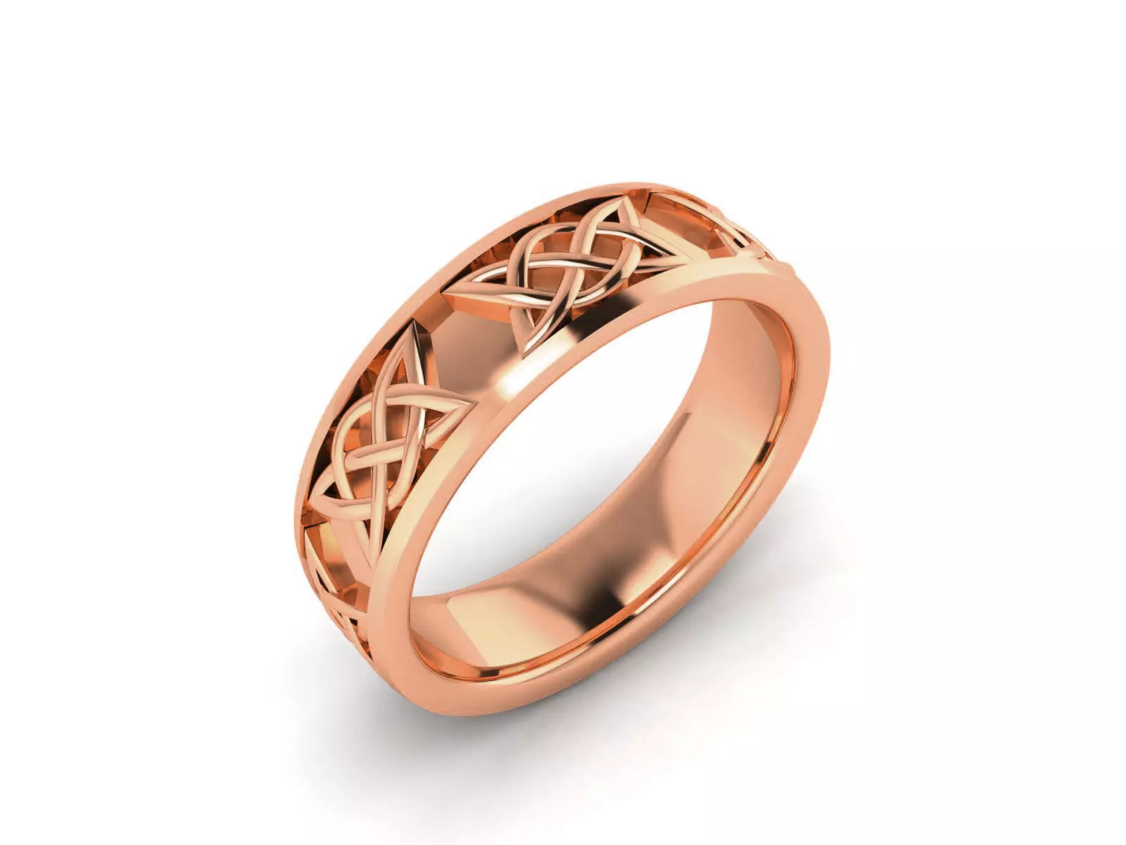 Band Ring 3D print model_0