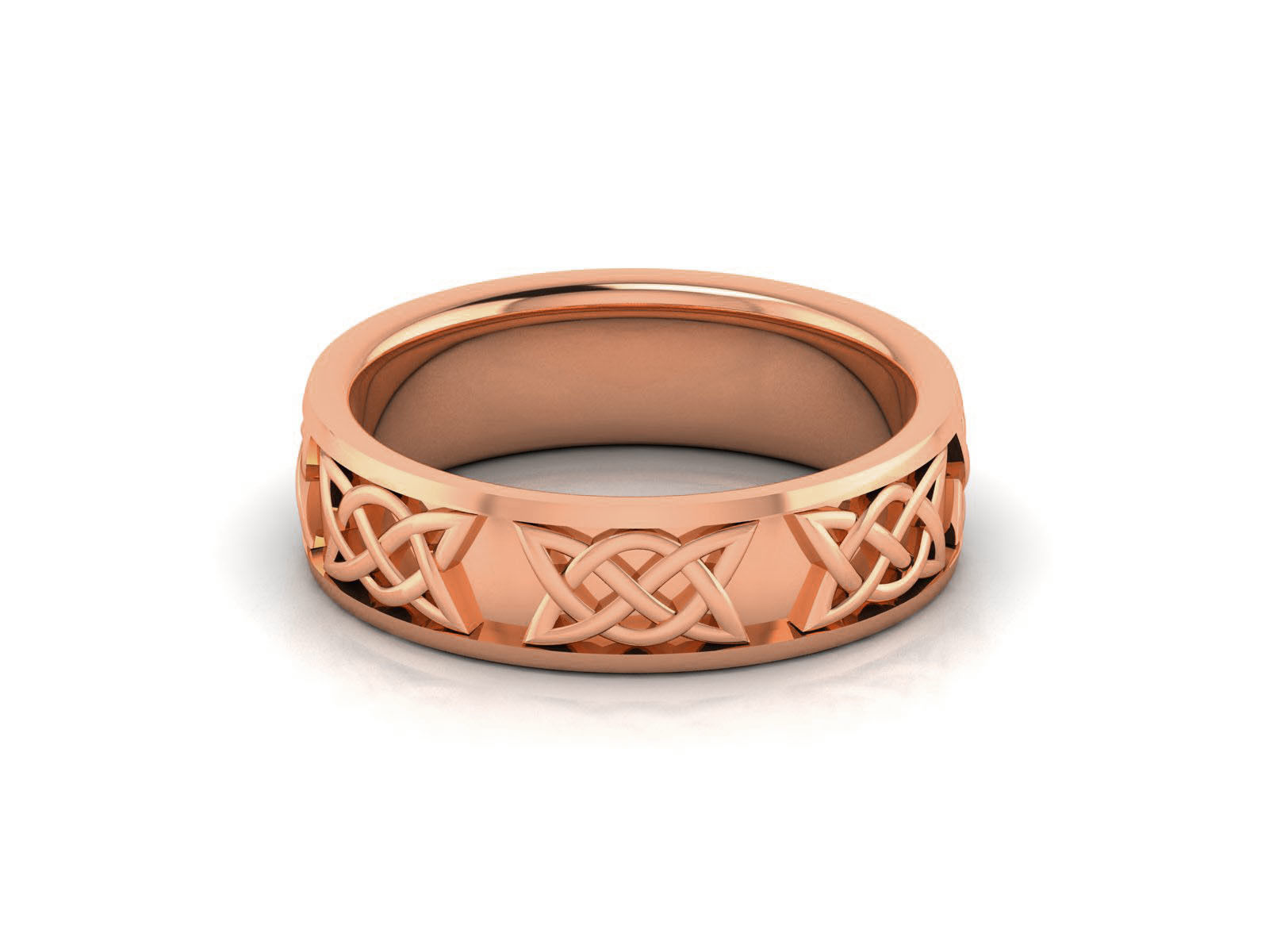 Band Ring 3D print model_3