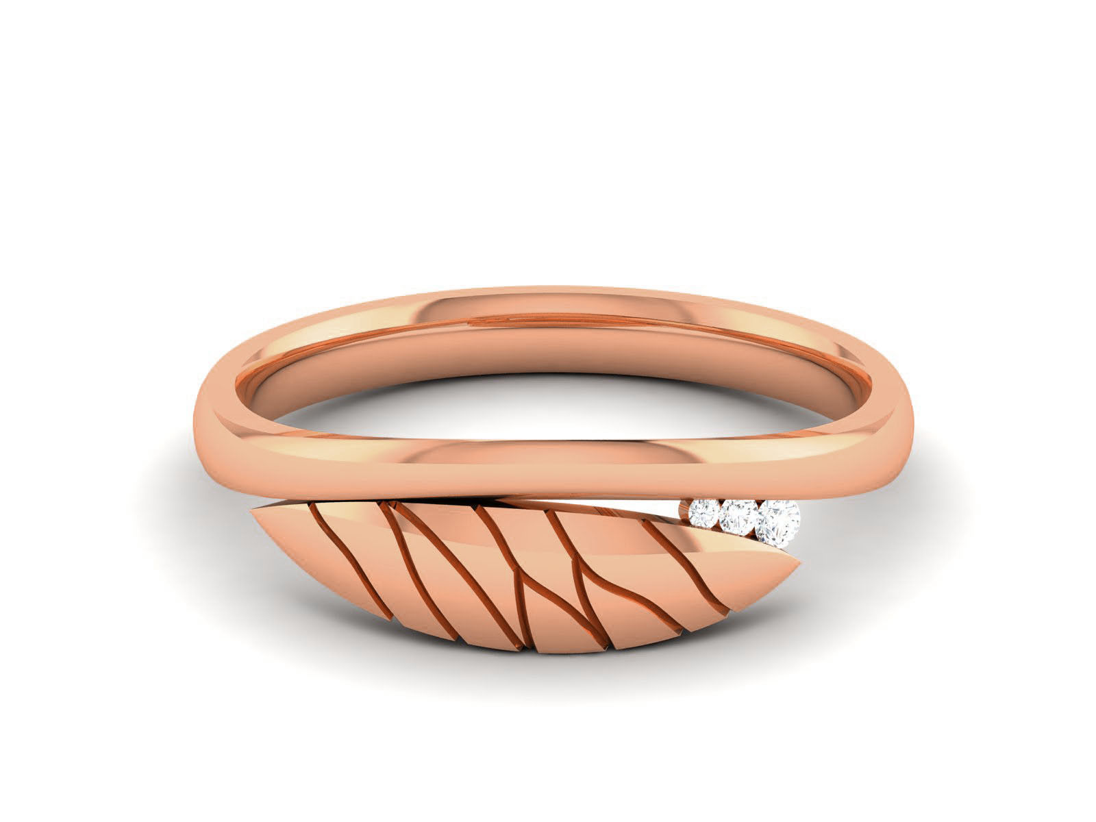 Band Ring 3D print model_5