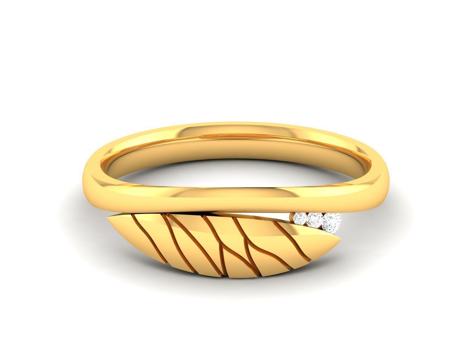 Band Ring 3D print model_4