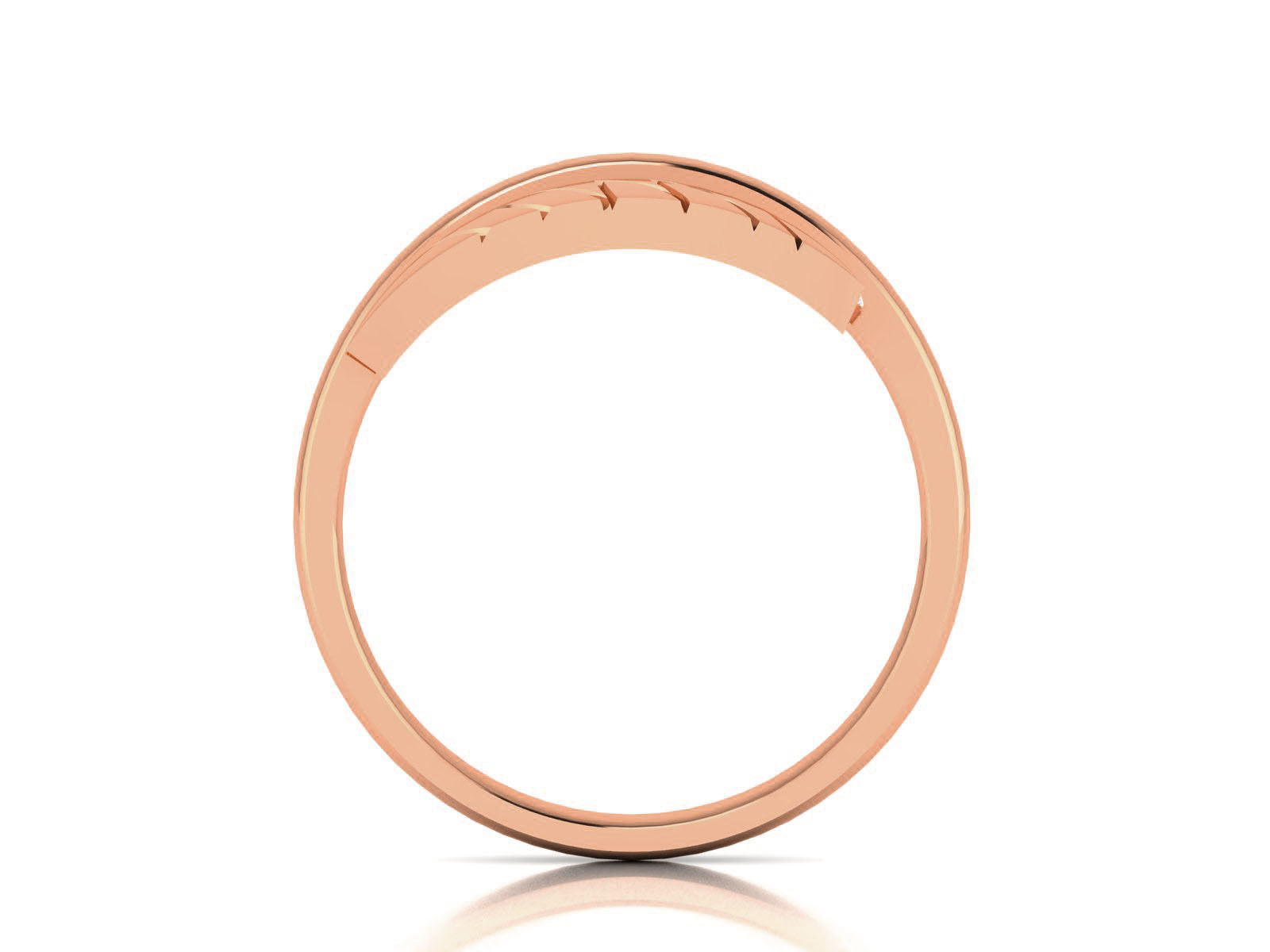 Band Ring 3D print model_1