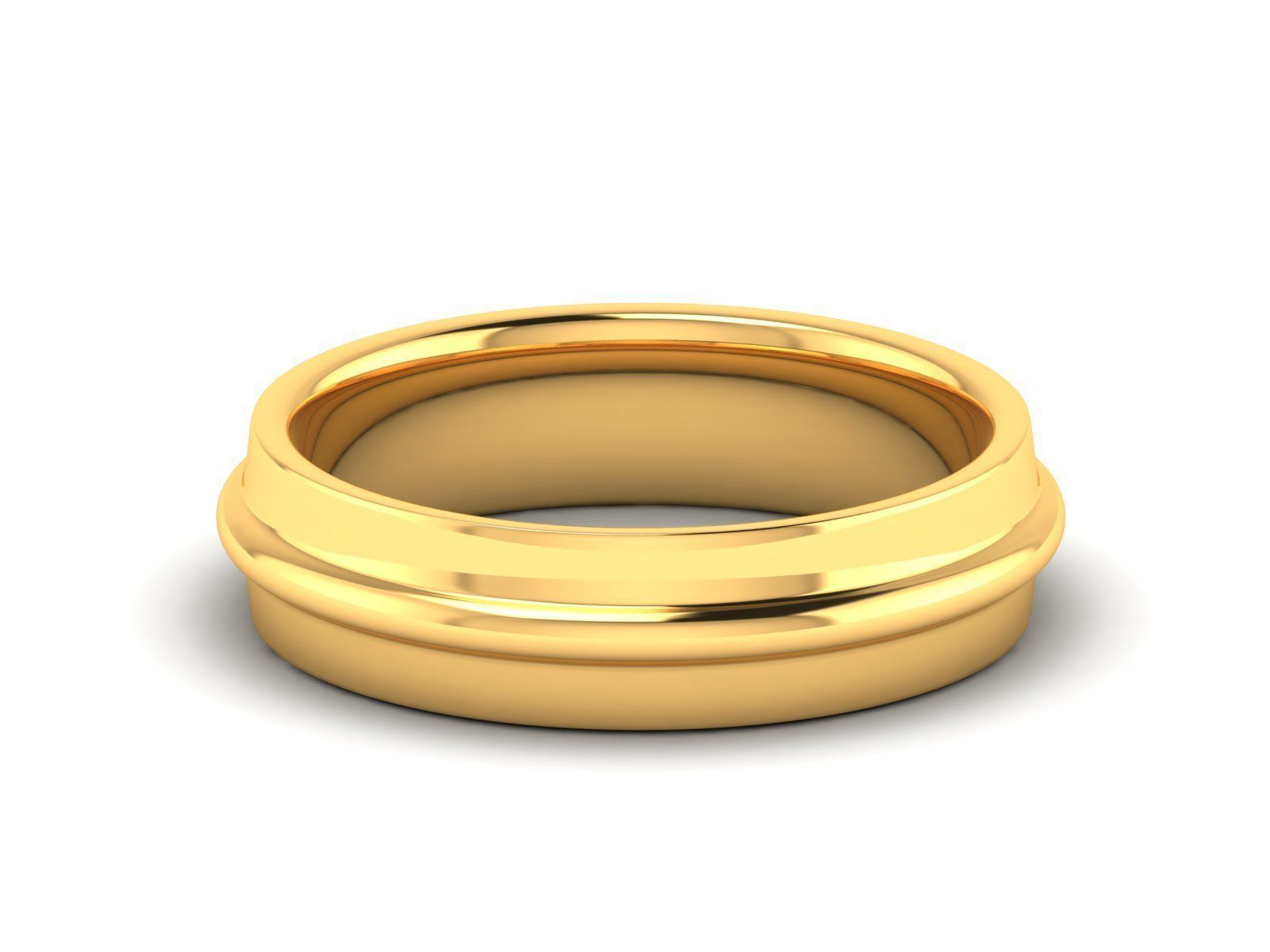 Band Ring 3D print model_4