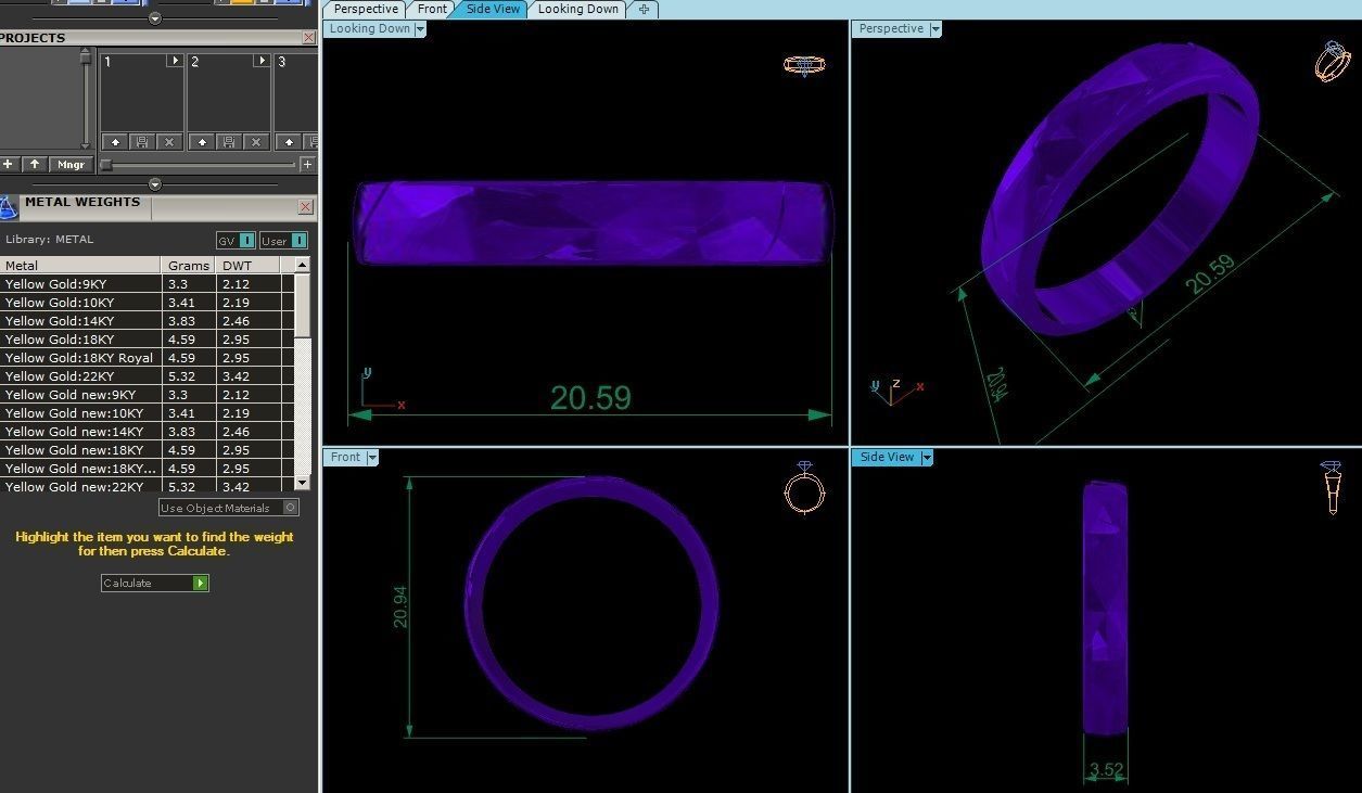 Band Ring 3D print model_5