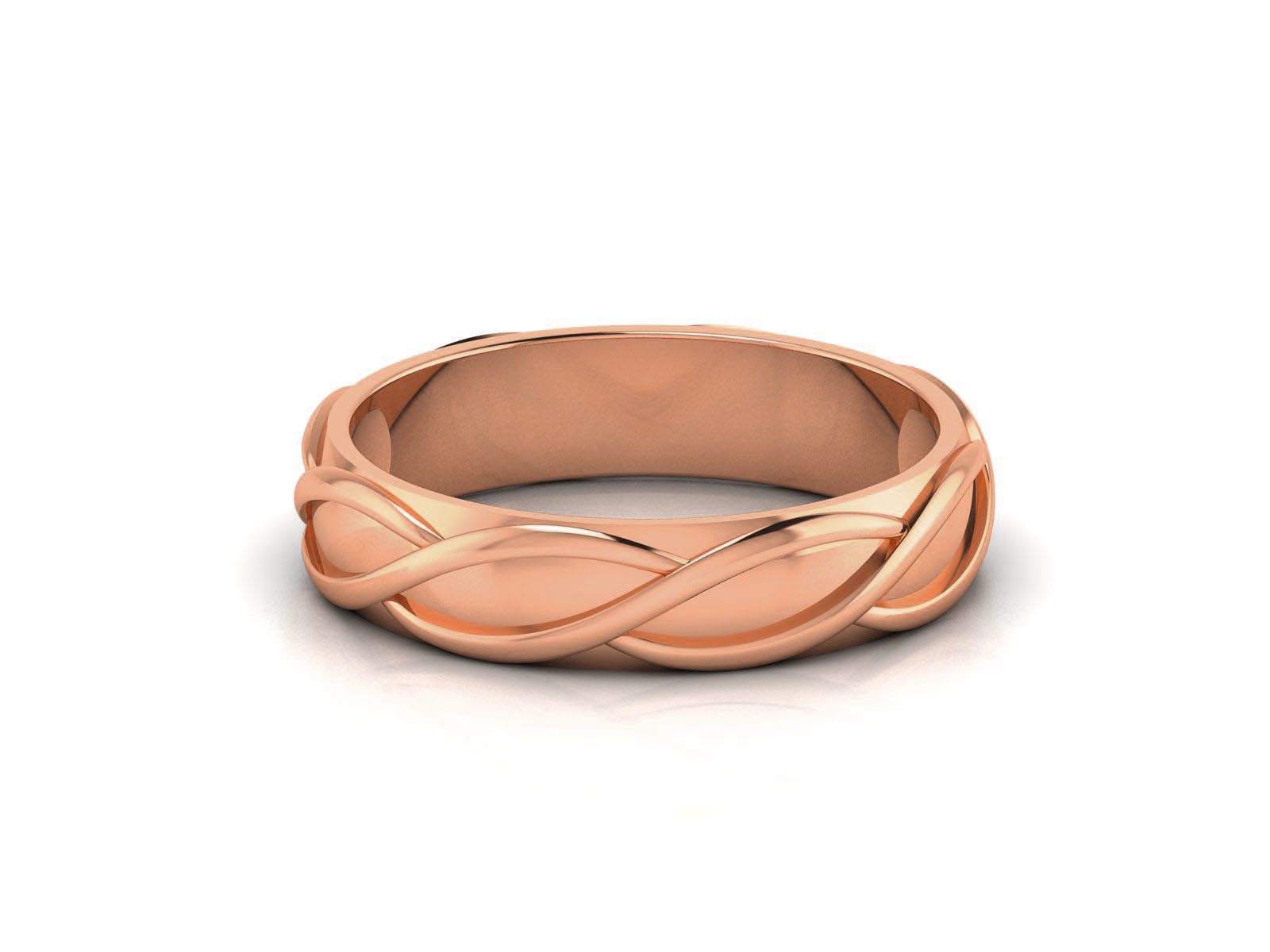 Band Ring 3D print model_4