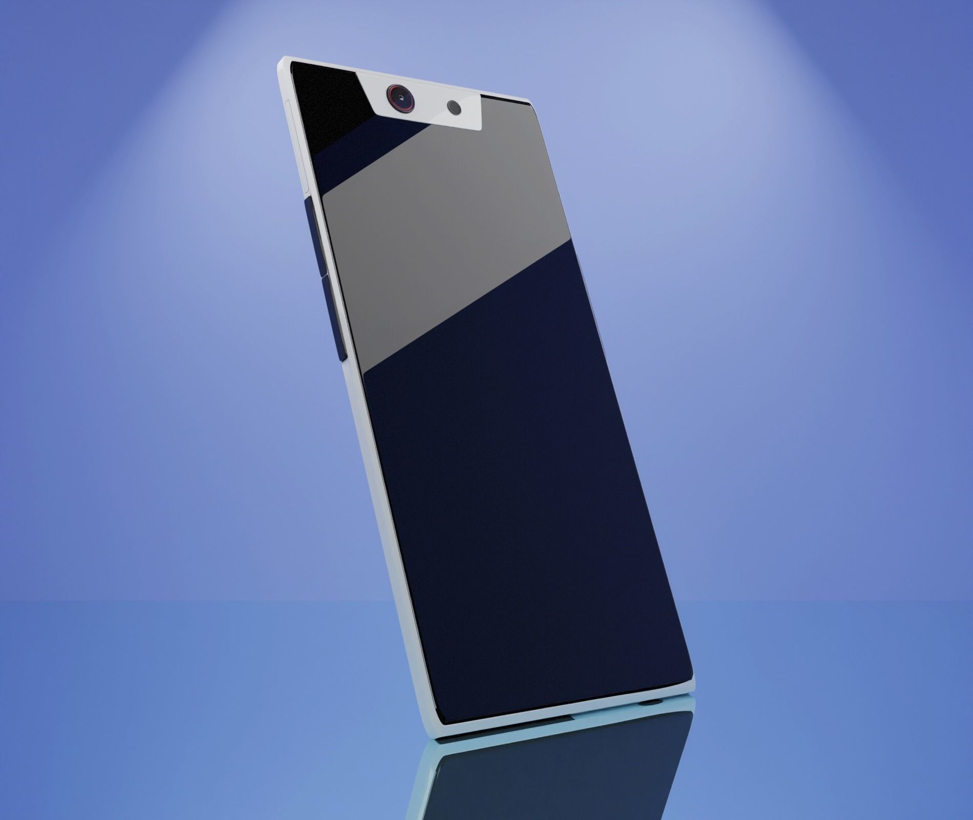 modern cell phone 3D model_2