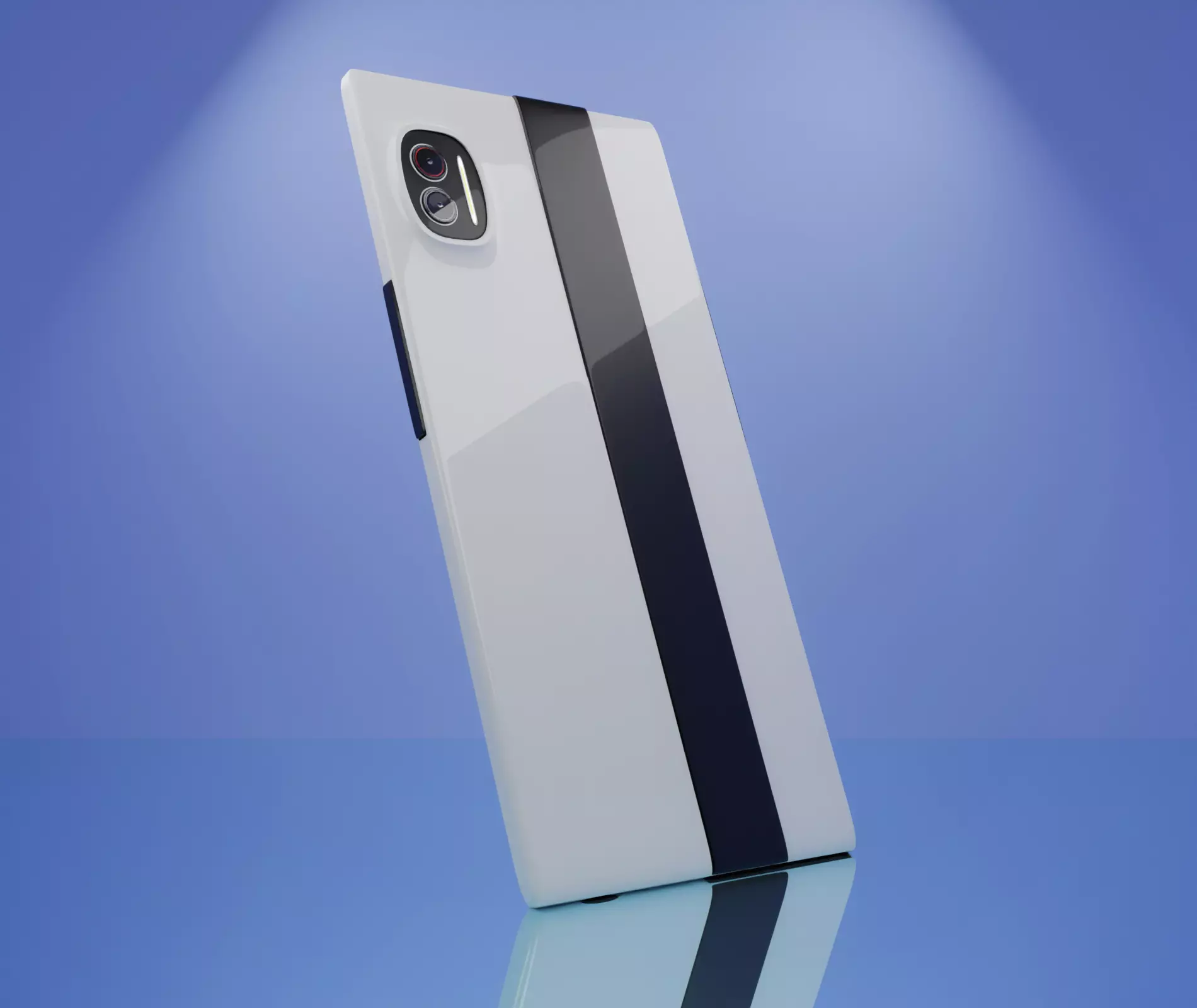 modern cell phone 3D model_0