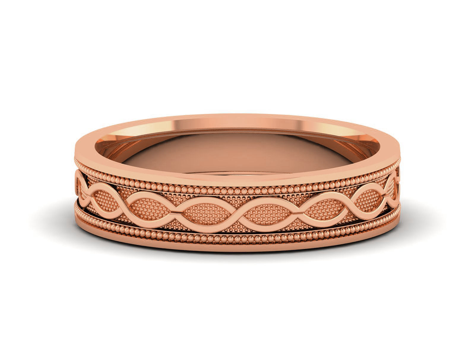 Band Ring 3D print model_4