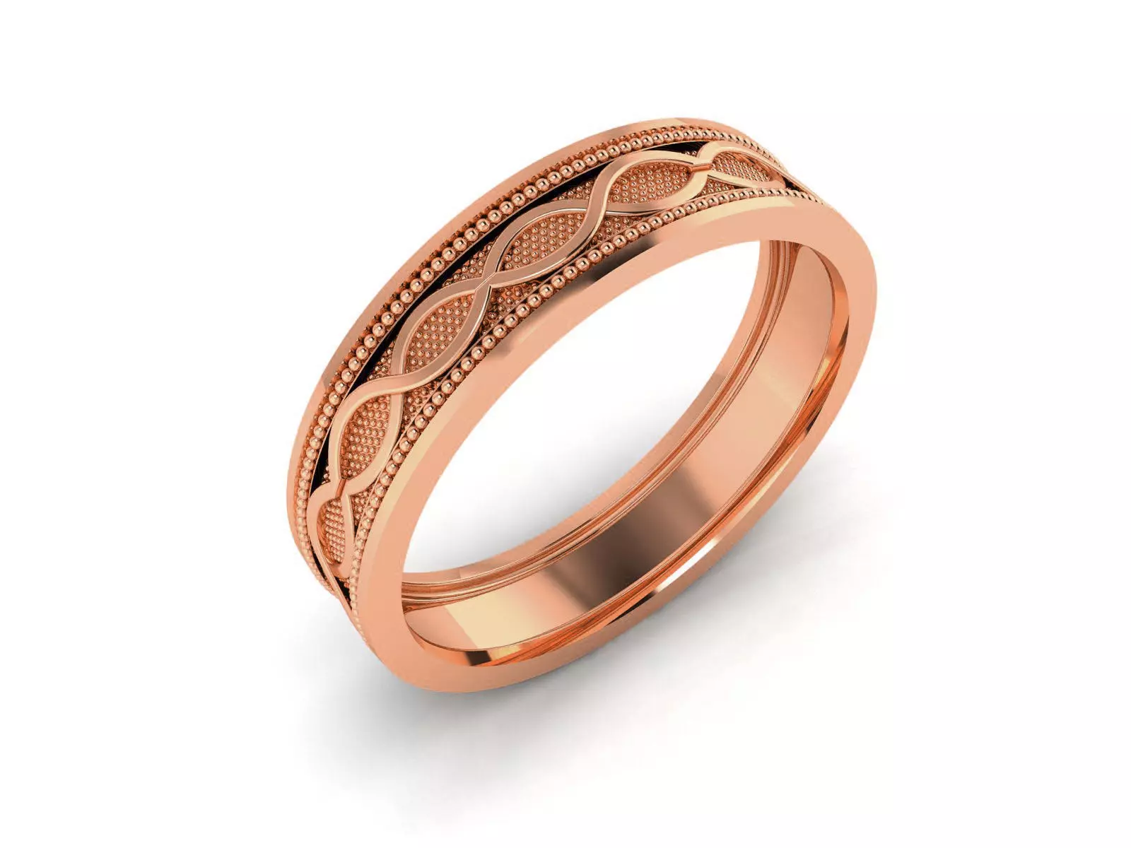 Band Ring 3D print model_0