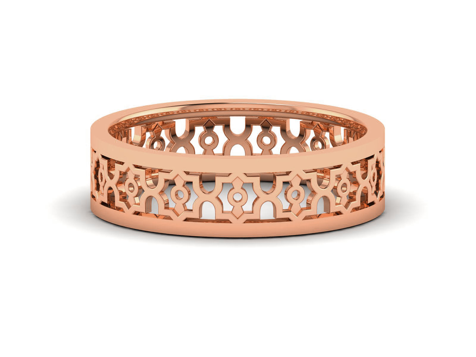 Band Ring 3D print model_5