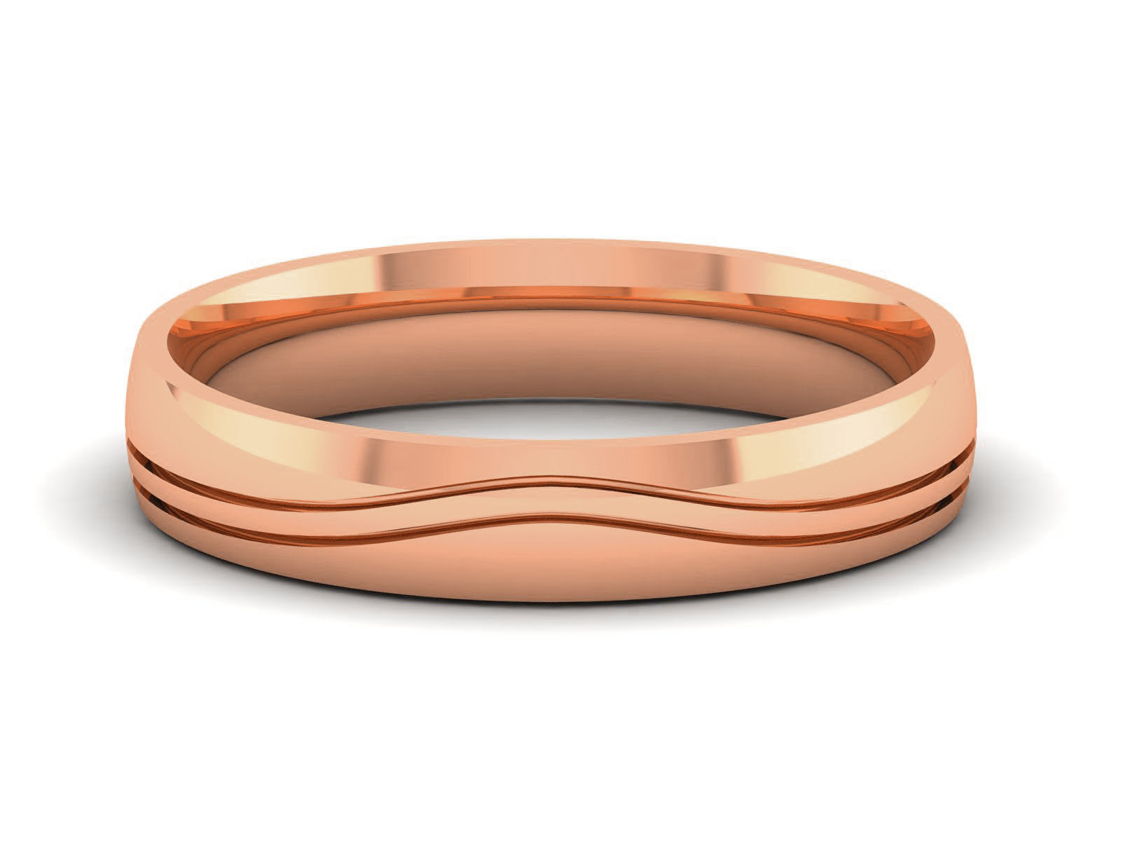 Band Ring 3D print model_4