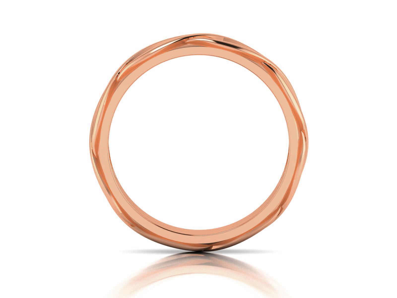 Band Ring 3D print model_1