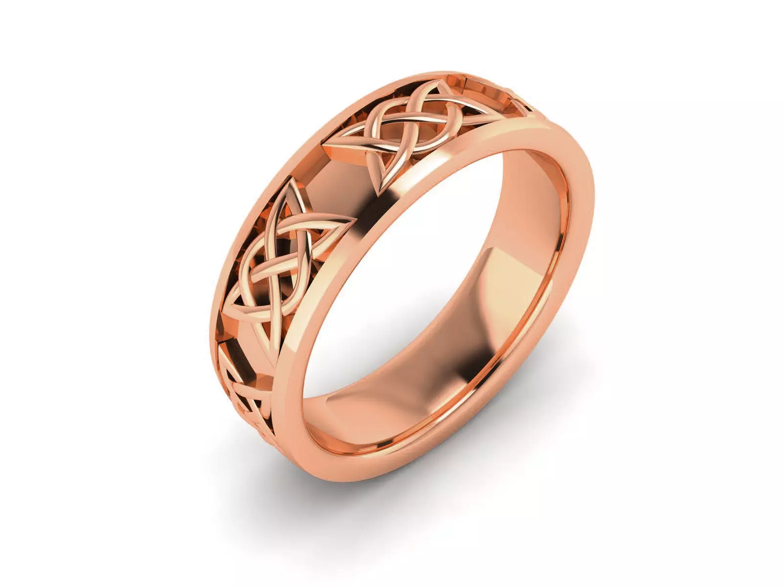 Band Ring 3D print model_0