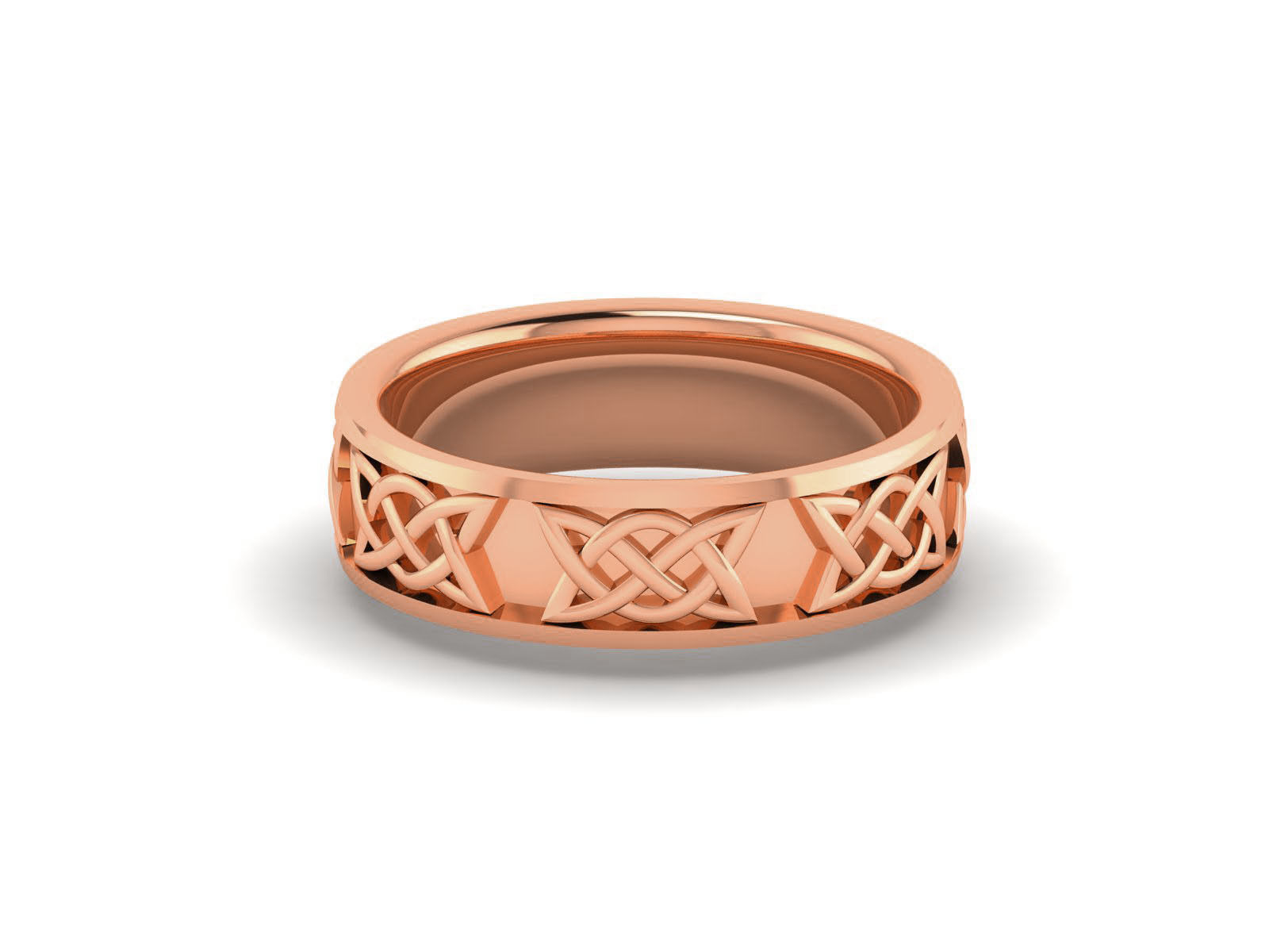 Band Ring 3D print model_7
