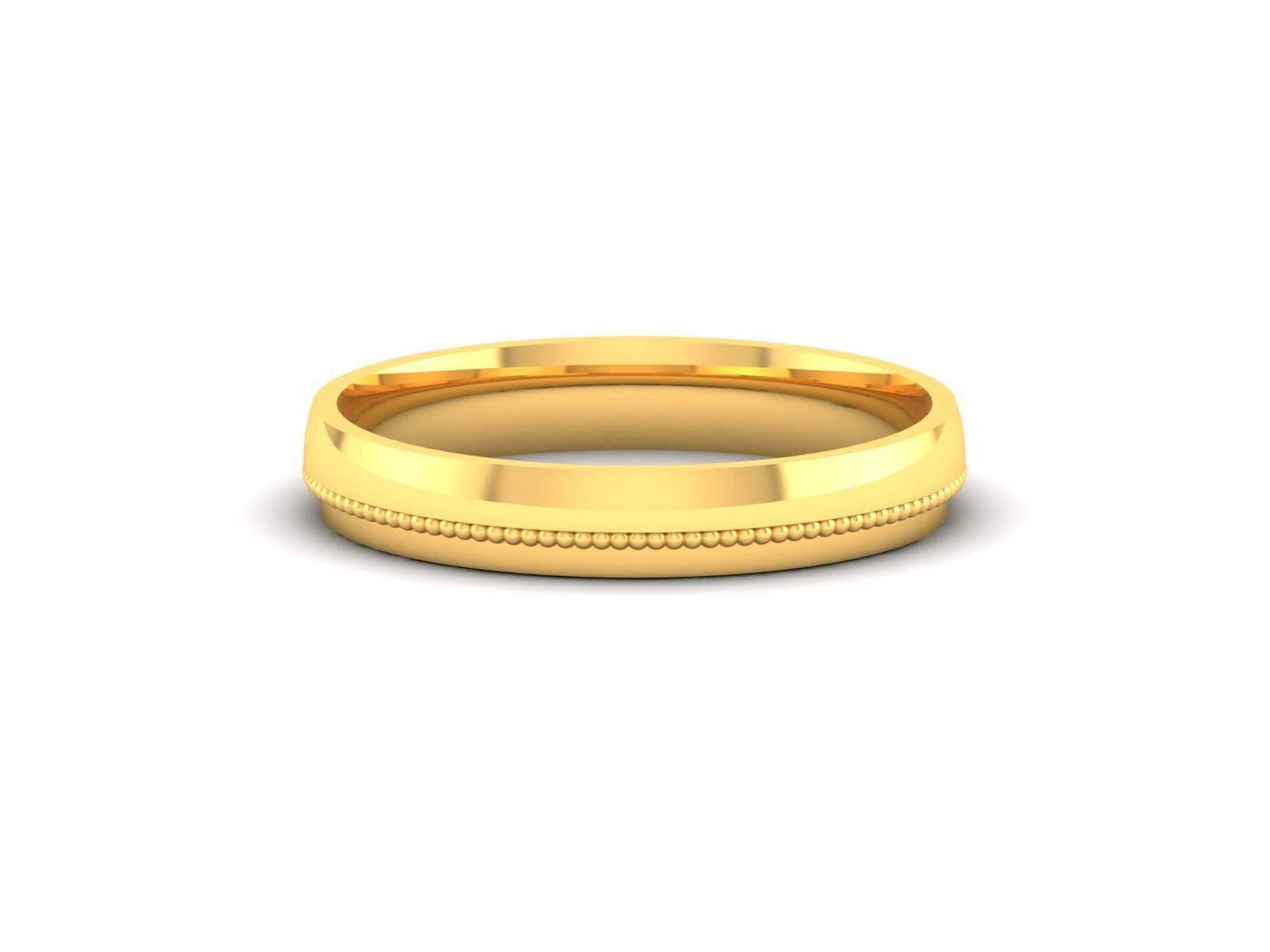 Band Ring 3D print model_1