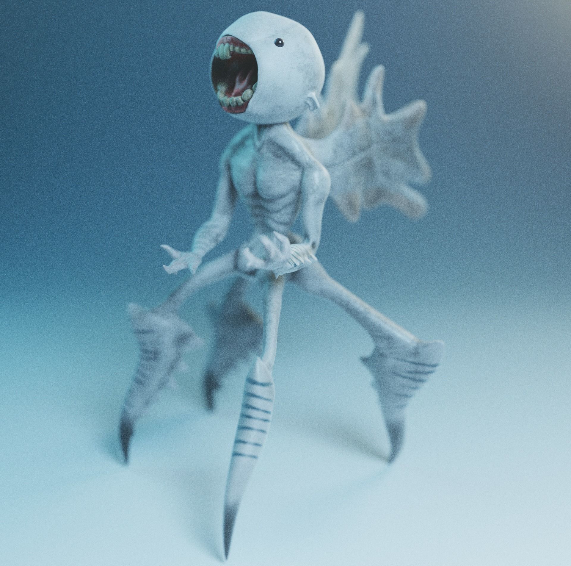 Tooth Fairy Low-poly 3D model_3