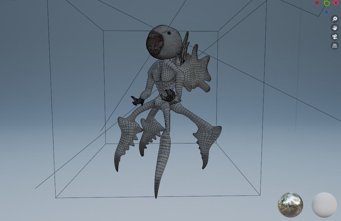 Tooth Fairy Low-poly 3D model_2