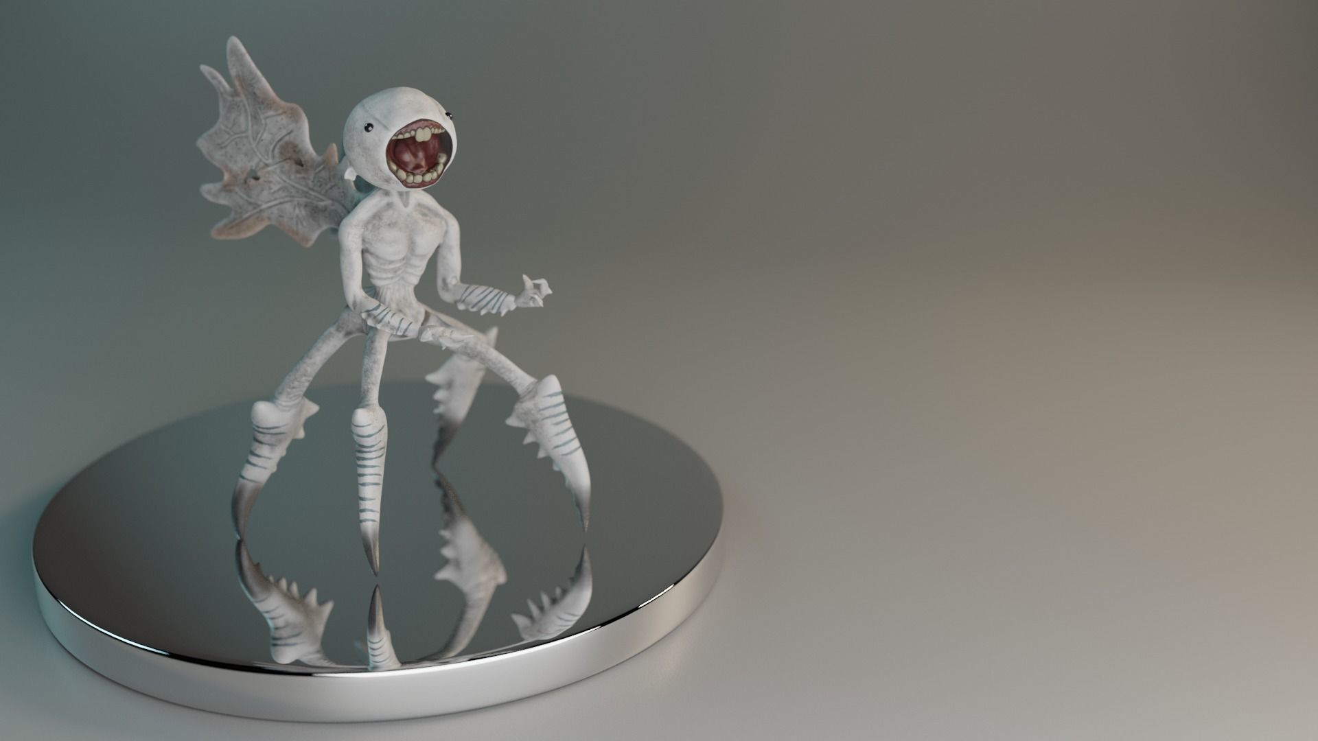 Tooth Fairy Low-poly 3D model_4