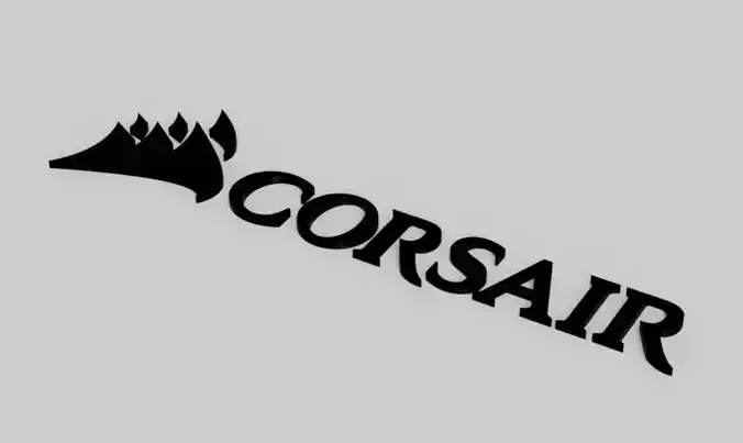 corsair logo 3D print model