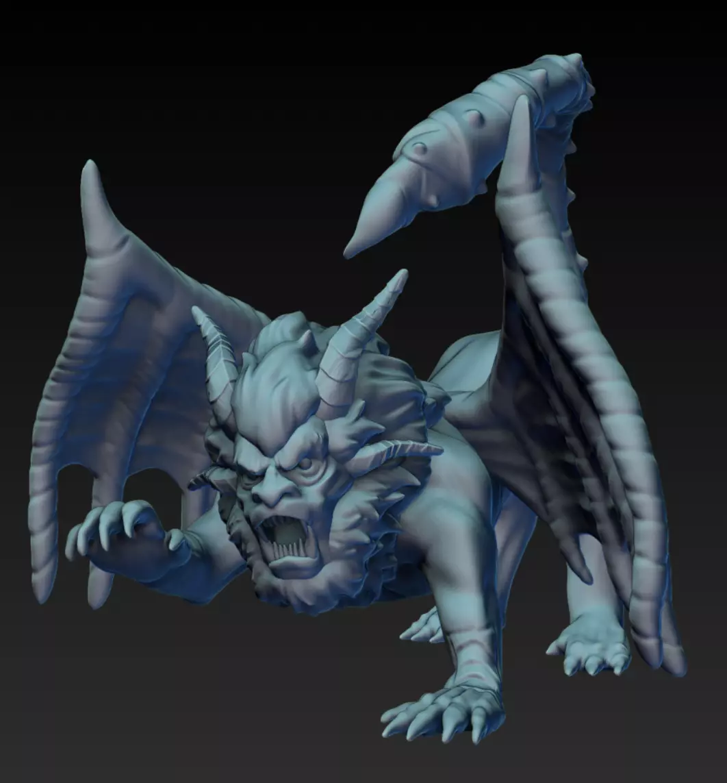 Manticore Miniature 3D print model