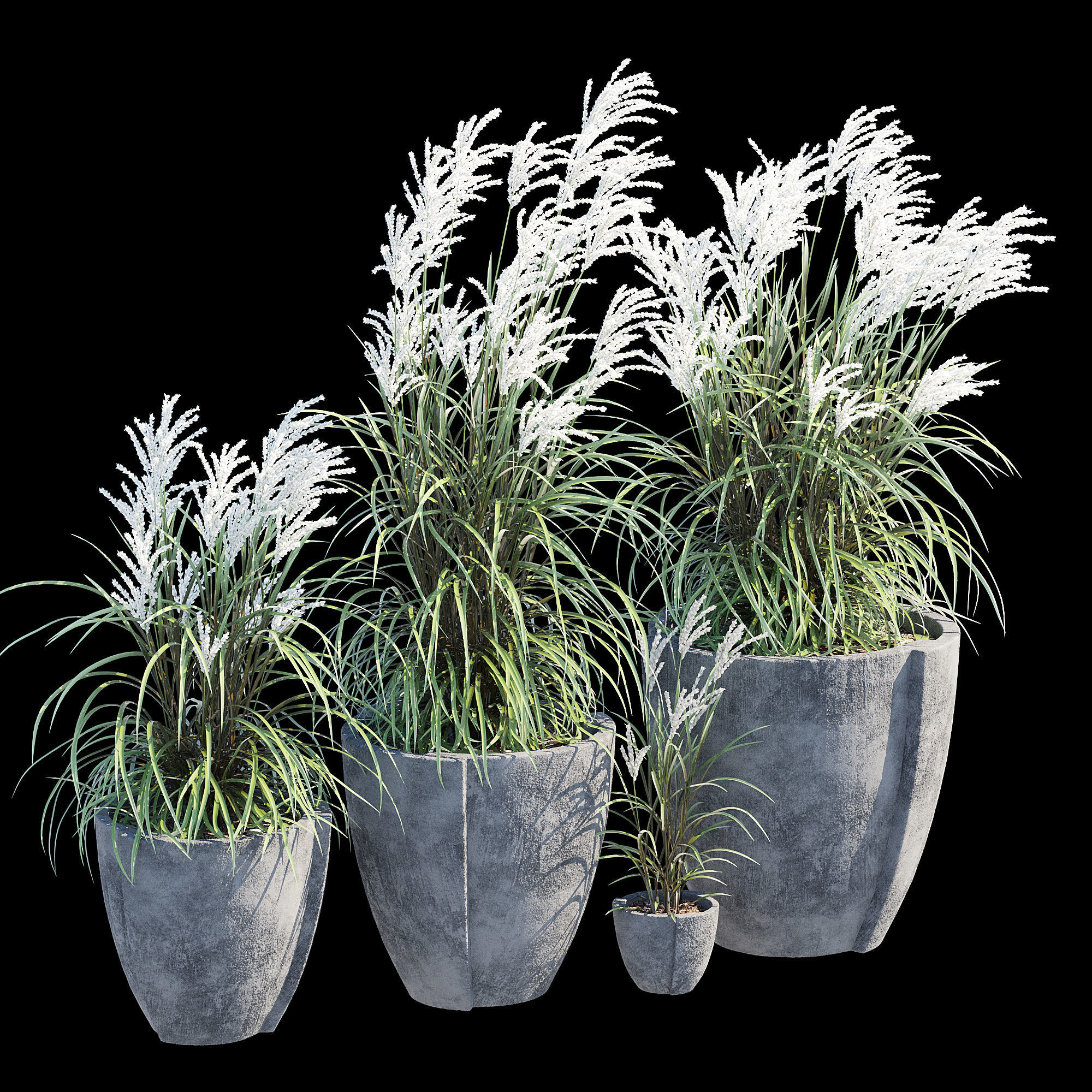 Concept cast stone 3D model_7