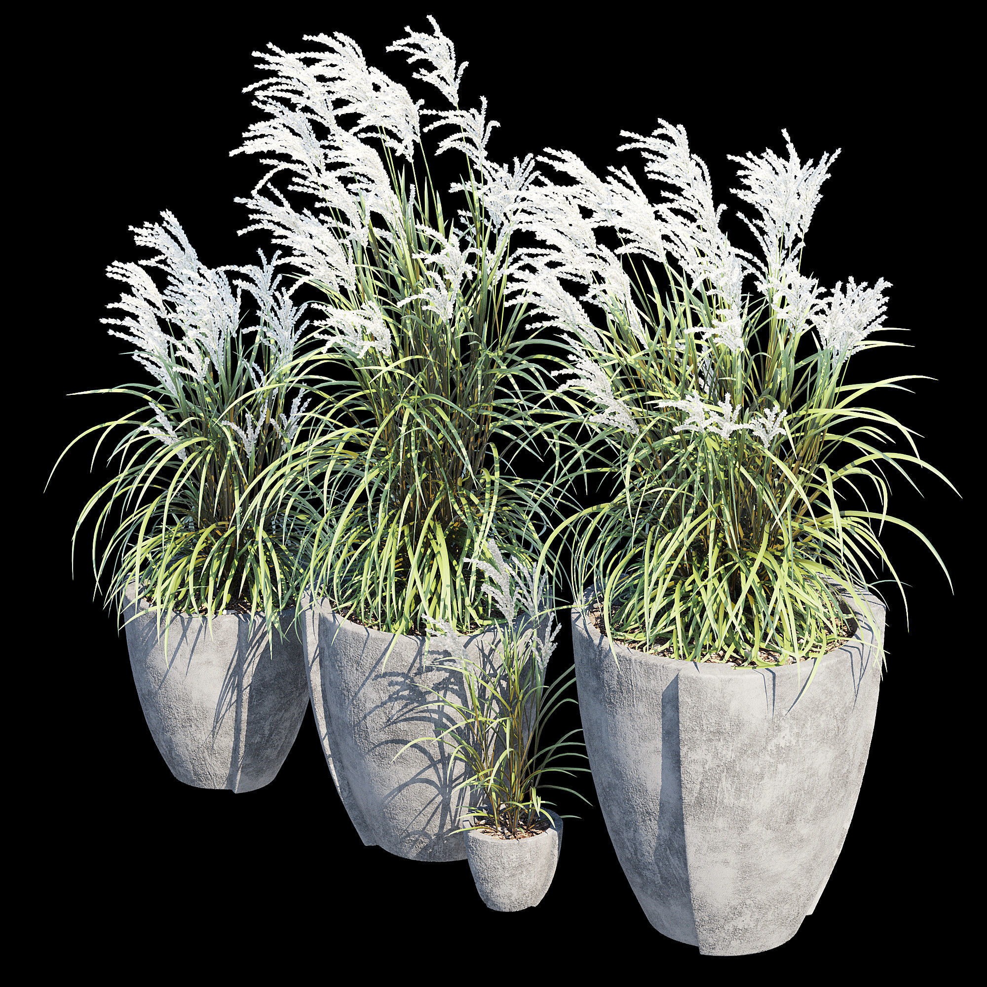 Concept cast stone 3D model_9