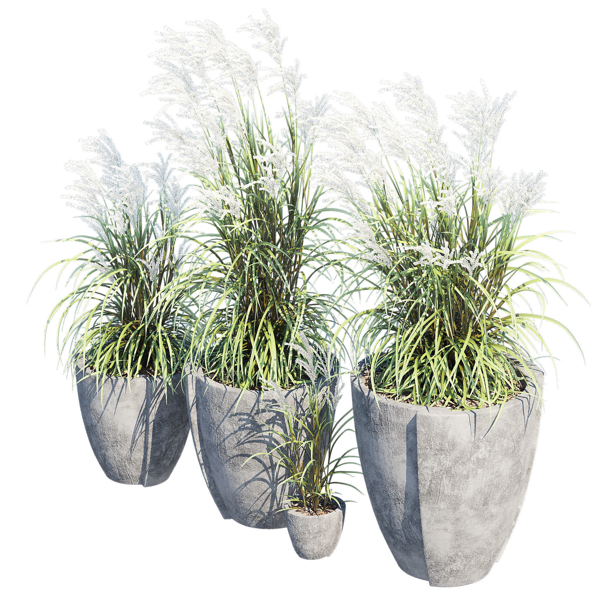 Concept cast stone 3D model_2